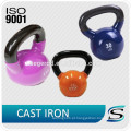 Kettlebell de ferro fundido com base de borracha